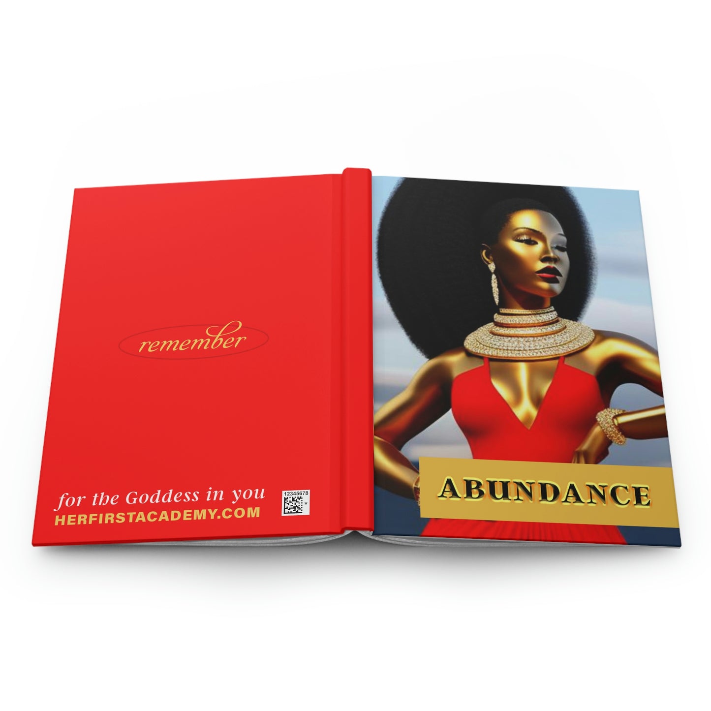 Abundance Goddess Hardcover Journal